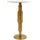 FineBuy FineBuy, Beistelltisch in Weiß / Marmor / 37x37x59 | Gr.: onesize
