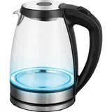 Silva Homeline KL-G 1701 Wasserkocher schnurlos, Überhitzungsschutz Glas, Edelstahl