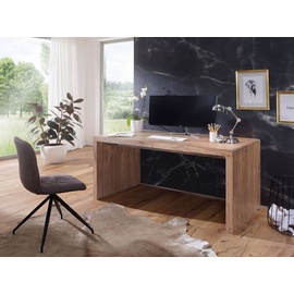 Wohnling Schreibtisch 160 x 80 x 80cm (BxHxT), aus Massivholz