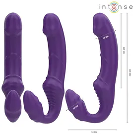 Intense Intense, - Jill Doppelvibrator 20 cm Lila Fernbedienung