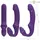 Intense Intense, - Jill Doppelvibrator 20 cm Lila Fernbedienung