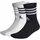 adidas 3-Streifen Cushioned Crew Socken 3 Paar Medium Grey Heather / White / Black / White 43-45