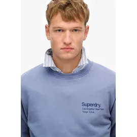 Superdry Core Logo City Sweatshirt - Tempest Blue - L,
