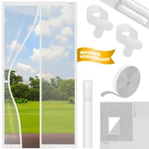 Kesser Magnet Fliegengitter Tür 80 x 200 cm Weiß