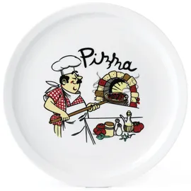 VAN WELL Pizzateller Küchenchef Ø 30,5 cm 6er Set bunt
