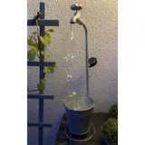 Expo-Börse LED Solar Wasserhahn mit Eimer