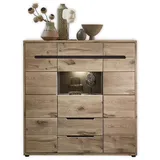 Innostyle Highboard Bellano Holzoptik Viking Oak