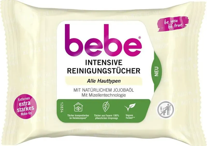 Bebe Intensive Reinigungstücher Alle Hauttypen 25 Stück