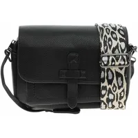 Rieker Damen H1101 Umhängetasche, schwarz 01