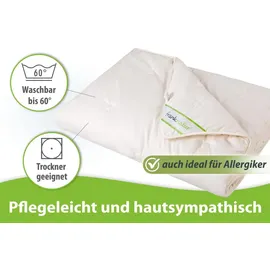 franknatur Winterdecke Bettdecke 135x200 Lyocell Bio Baumwolle Winter