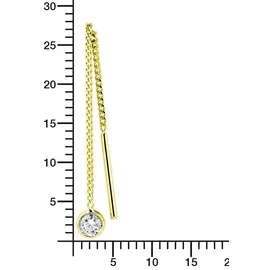 Amor Ohrhänger 2013812 Gelbgold 375 mit Zirkonia