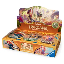 Ravensburger Disney Lorcana Wilds Unknown Booster Display