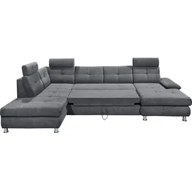 ed exciting design Wohnlandschaft mit Funktion Alba - grau