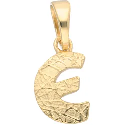 Buchstaben-Anhänger ADELIA ́S "Damen & Herren 333 Gold Buchstabenanhänger E", gold, Schmuckanhänger, Damen, Gold, für Damen & Herren