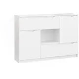 Vicco Kommode Ruben, Weiß 120 x 84 cm
