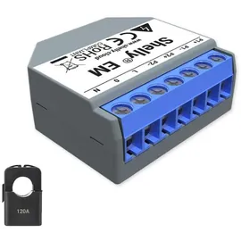 Shelly EM intelligenter Stromzähler und Schützkontrollrelaisschalter