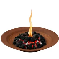 Kapaga - Feuerschalen für den Garten Ø 57 cm, Flammlachsbrett - Schwenkgrill - Feuerschale mit grillrost - Feuertonne - Feuerkorb - Dreibein für Feuerschale - Gartenfeuerstelle - Klappbarer - Edelrost