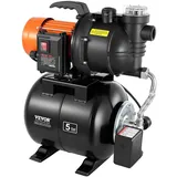 Vevor Hauswasserwerk 735 W 3785 L/h 19 L Druckbehälter 39 m Förderhöhe
