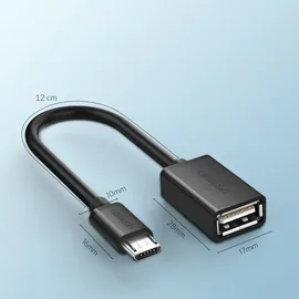UGREEN Micro USB OTG Adapter Cable Black