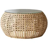 Tikamoon Couchtisch aus Rattan Esther