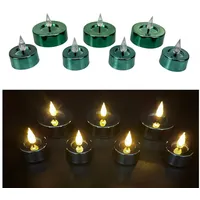 online fuchs LED Kerzen Teelichter 7 St. grün