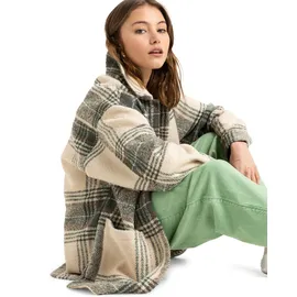 Roxy Check Me Now Jacke - Agave Green Olan Plaid - S