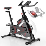 Physionics Heimtrainer Fahrrad Home Indoor Cycling Trimmrad Speedbike, Stahlrahmen