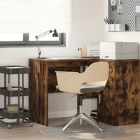 VidaXL Schreibtisch Geräucherte Eiche Spanplatte Mittel Schreibtisch