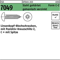 Industrial Quality Supplies ISO 7049 Form CZ Linsenkopf-Blechschraube VG