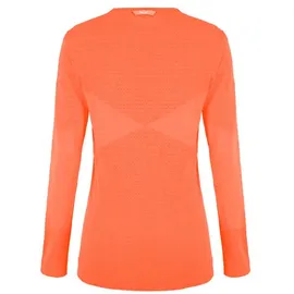 Salewa Zebru Responsive Langarm-baselayer - Fluo Coral - M