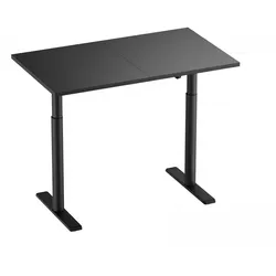 MaxMount Schreibtisch Elektrisch Höhenverstellbar 1200x700mm - Schwarz