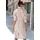 LASCANA Trenchcoat LASCANA, Damen, Gr. 42, beige, Web, Obermaterial: 79% Polyester, 17% Viskose, 4% Elasthan, figurumspielend knielang, V-Ausschnitt, gerader Abschluss, Mäntel, zum Regulieren, leichter Damenmantel ohne Futter, casual-chic
