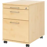 Hammerbacher AC20 Rollcontainer 58 x 50,5 x 60 cm braun