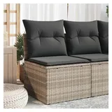 vidaXL Gartensessel 55 x 62 x 69 cm hellgrau 1 St.