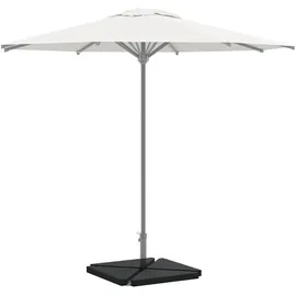 vidaXL Schirmständer Granit 14 kg Schwarz