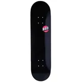 RAD Unisex – Erwachsene Blank Logo Skateboard, Schwarz, 8"