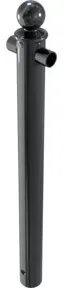 Schake Mittelpfosten für Schutzgeländer Ø60mm + Alu, Kugelkopf Gesamtlänge 800mm, für Oberholm, beschichtet,