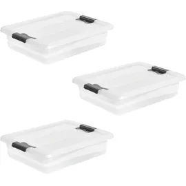 KEEEPER Aufbewahrungsbox cornelia 39,5 x 29,5 x 9,5 cm 3-tlg. transparent
