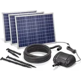 esotec Solar Bachlaufset WATERFALL 150/4300 Kompletset Solarbrunnen außen 101571