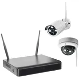 Indexa WLAN-NVR mit 2 Außenkameras 1TB HDD WiFi