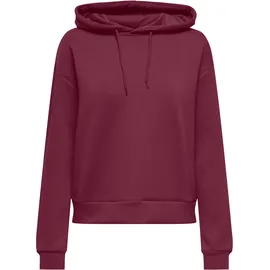 ONLY PLAY Kapuzensweatshirt ONPLOUNGE LS HOOD SWEAT - NOOS rot M (38/40)