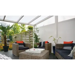Polycarbonat Stegplatte, 16/32 mm, Glasklar, Polycarbonat Doppelstegplatten 980 x 1000- 7000 mm - UV-beständige Doppelstegplattem für Überdachungen