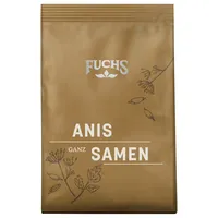 Fuchs Gewürze - Anis Samen ganz | Für Brot und Gebäck | 34 g Nachfüllbeutel