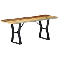VidaXL Sitzbank 110 cm Altholz Massiv