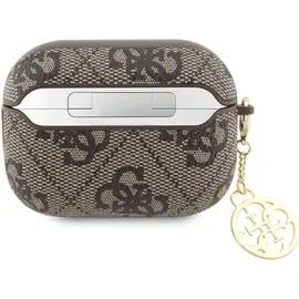 GUESS GUAP2G4GSMW AirPods Pro 2 Braun 4G Charm Collection