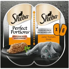 Sheba Perfect Portions Sauce Truthahn 48 x 37,5 g