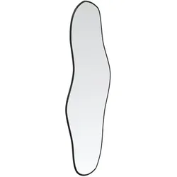 vidaXL Wandspiegel Schwarz 90x40 cm