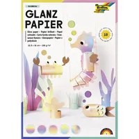 Folia Glanzpapier Rainbow 22,5 x 32 cm 10 Blatt