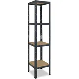 shelfplaza Schwerlastregal Metall 180x60x60 cm anthrazit 4 Böden