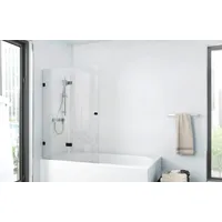 Marwell Badewannenfaltwand »GALLERY«, Breite: 80 cm schwarz